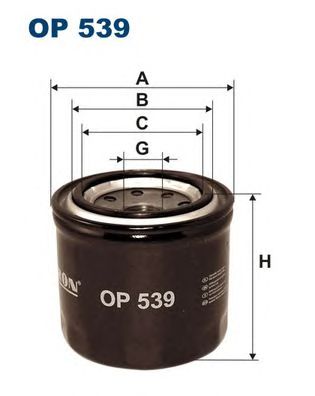 Купить FILTRON OP539 Фильтр масляный OP539