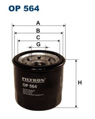 Купить FILTRON OP564 Фильтр масляный OP564