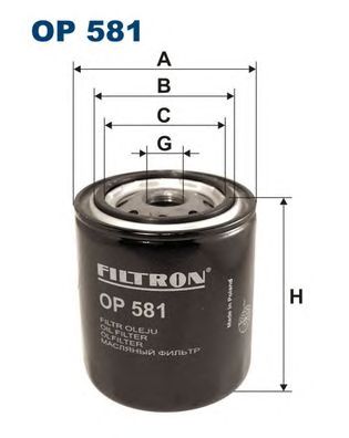 Купить FILTRON OP581 Фильтр масляный