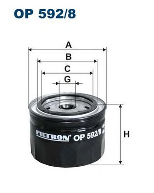 Купить FILTRON OP592/8 Фильтр масляный OP592/8