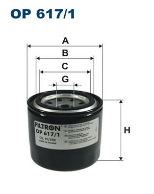 Купить FILTRON OP617/1 Фильтр масляный OP617/1