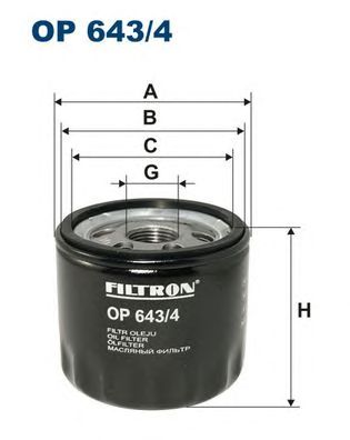Купить FILTRON OP643/4 Фильтр масляный DACIA: DUSTER (HS) 150 10-18 150 10-18 150 10-18 150 10-18 150 10-18 150 13-18 150 13-18 150 13-18, DUSTER Автофургон / спортивно-утилитарный автомоб