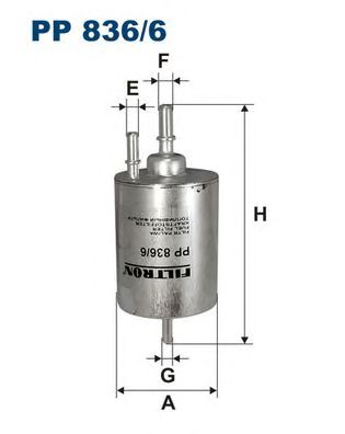 Купить FILTRON PP836/6 Фильтр топливный PP836/6