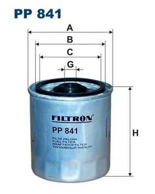 Купить FILTRON PP841 Фильтр топливный DAEWOO: KORANDO (KJ) 290 99- 290 99-, KORANDO Cabrio (KJ) 290 99- 290 99-, MUSSO (FJ) 290 99-99 290 99- 220 99-, REXTON (GAB) 290 02- \ DAF: CF,CF 85