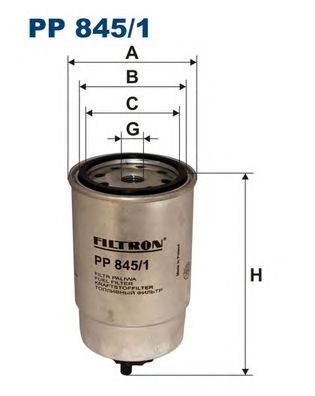 Купить FILTRON PP845/1 Фильтр топливный PP845/1