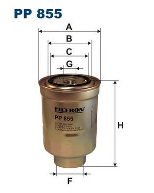 Купить FILTRON PP855 Фильтр топливный