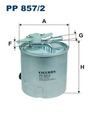 Купить FILTRON PP857/2 Фильтр топливный PP857/2