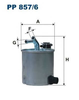 Купить FILTRON PP857/6 Фильтр топливный PP857/6
