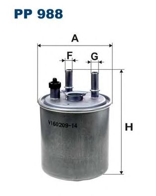Купить FILTRON PP988 Фильтр топливный PP988