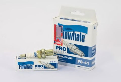 Купить FINWHALE FS41 Свеча зажигания 2.7L/3.0L/3.5L Sonata(01-12), Santa Fe(00-06)+Tagaz), Tucson(04-10), Sportage(04-08) All 2,7L, Magentis(00-05)2.5L, Terracan 3.5L Sorento(02-11) 3.5L, Opirus 3.0-3.8L FS41