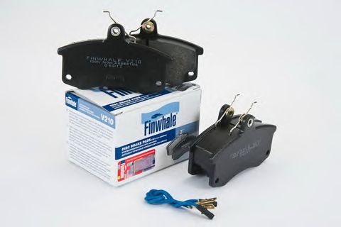 Купить FINWHALE V210 Колодки передние с датчиком износа LADA 2110-15/Kalina/Priora/Granta V210