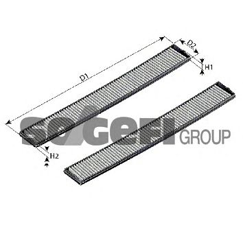 Купить FRAM CF10933-2 Фильтр, воздух во внутренном пространстве