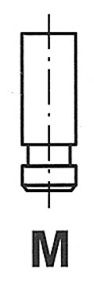 Купить FRECCIA R3724/SCR Клапан двигателя впускной MERCEDES OM314/352/362/366 3.8/6.0D 1964/71 [44.1x9x140.5]