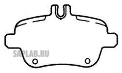 Купить FRICTION MASTER MKD1646 Колодки тормозные дисковые задние
