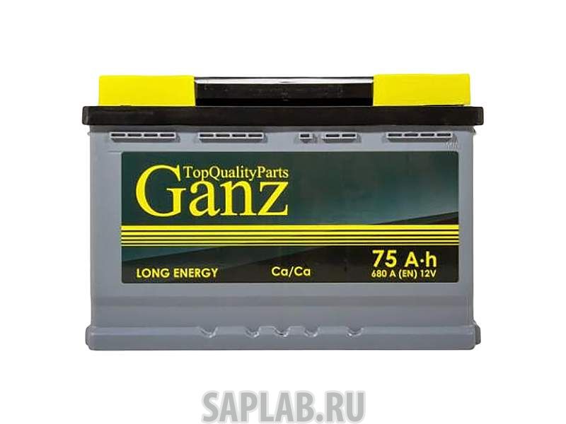 Купить GANZ GANZ753L Аккумулятор GANZ 75 А/ч 278x175x190 EN680 ganz753l