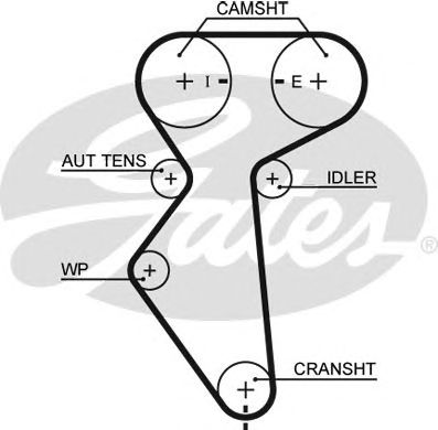 Купить GATES 5419XS Ремень зубчатый 5419XS 127 x 25 (8597-15419)