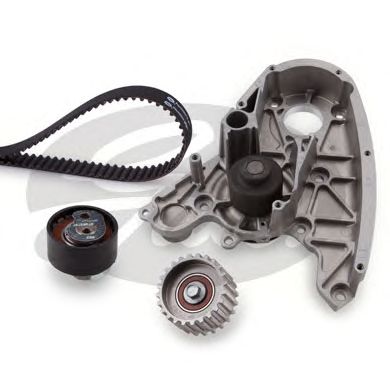 Купить GATES KP15592XS Ремкомплект привода ГРМ с водяным насосом PowerGrip Kit KP15592XS (7883-13146)