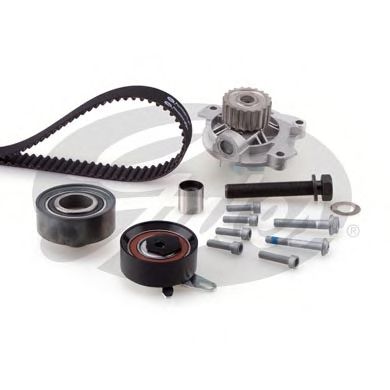 Купить GATES KP15661XS Ремкомплект привода ГРМ с водяным насосом PowerGrip Kit KP15661XS (7883-13139)