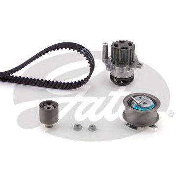 Купить GATES KP55569XS-2 Ремкомплект привода ГРМ с водяным насосом PowerGrip Kit KP55569XS-2 (7883-13147)