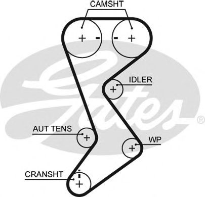 Купить GATES T265 Ремень зубчатый T265 146 x 28 (8595-10377)