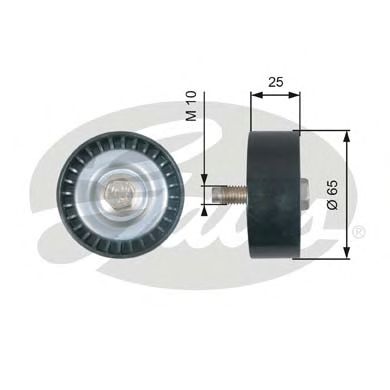 Купить GATES T36322 Ролик обводной ремня поликлинового T36322 (7803-21422)