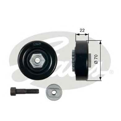 Купить GATES T36408 Ролик T36408 (7803-21508)