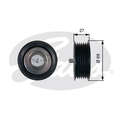 Купить GATES T36487 Ролик обводной ремня поликлинового T36487 (7803-21587)