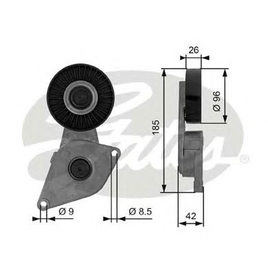 Купить GATES T38464 Ролик T38464 (7808-21364)