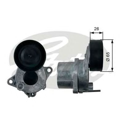 Купить GATES T39166 Натяжитель ремня поликлинового T39166 (7808-21566)