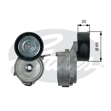 Купить GATES T39211 Натяжитель ремня поликлинового T39211 (7808-21611)