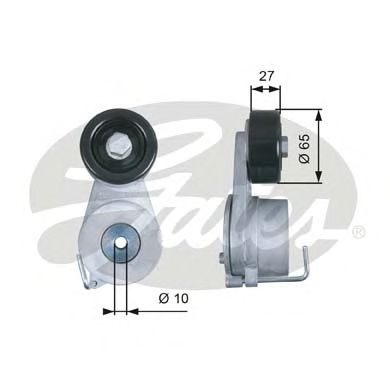 Купить GATES T39275 Натяжитель ремня поликлинового T39275 (7808-21675)