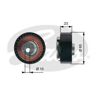 Купить GATES T43228 Натяжитель ремня ГРМ T43228 (7784-21165)
