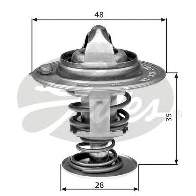 Купить GATES TH30082G1 Термостат TH30082G1 (7412-10440)