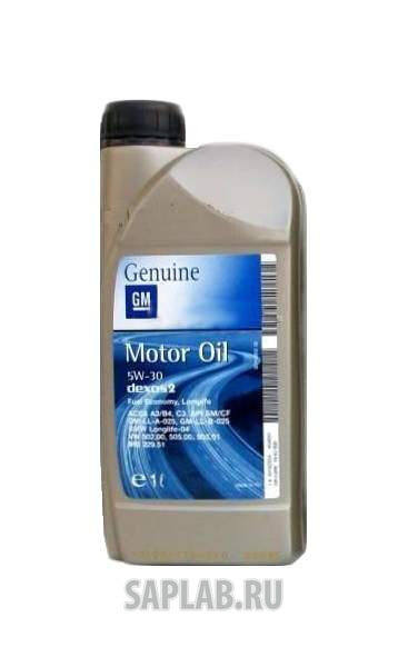 Купить GENERAL MOTORS 93165554 Масло моторное синтетическое GM Dexos 2 5W-30 1л EU (1942000) 93165554