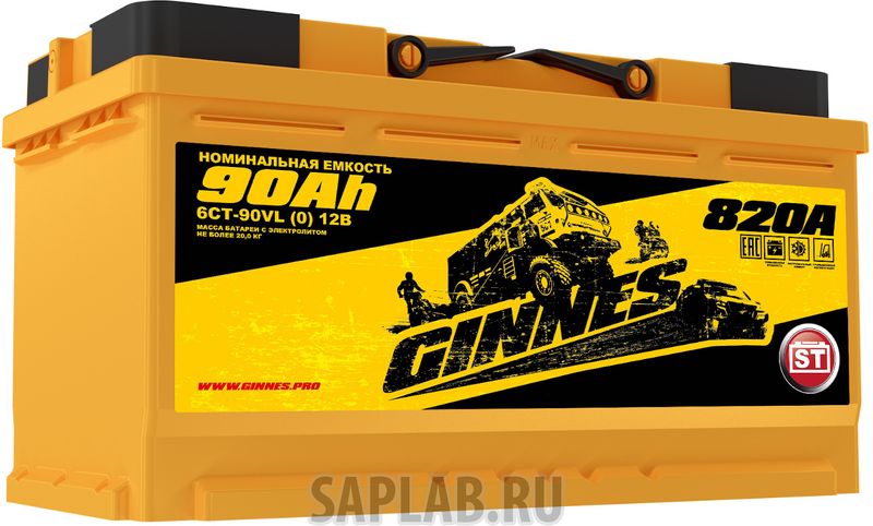 Купить GINNES GY9001 Аккумулятор автомобильный GINNES 6СТ-90.0 GY9001