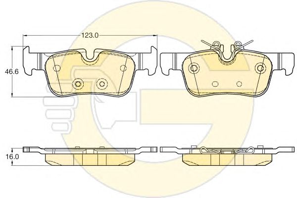 Купить GIRLING 6120632 КОЛОДКИ ЗАД F48 _