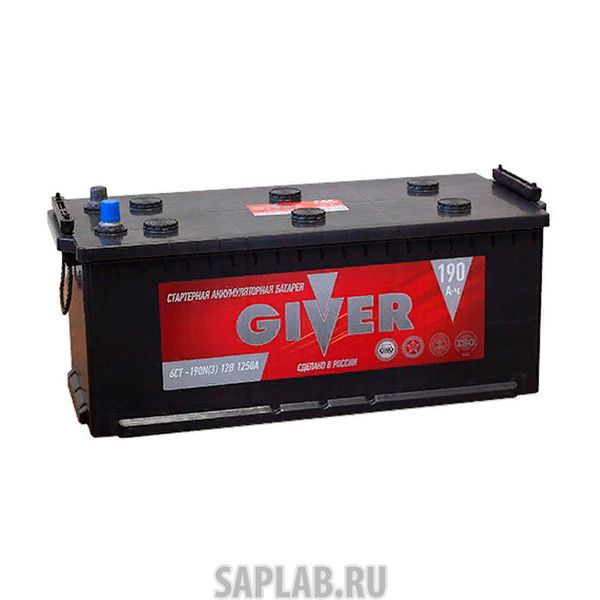 Купить GIVER 190EURO1250A Аккумулятор GIVER 190 euro 1250А 513х223х217