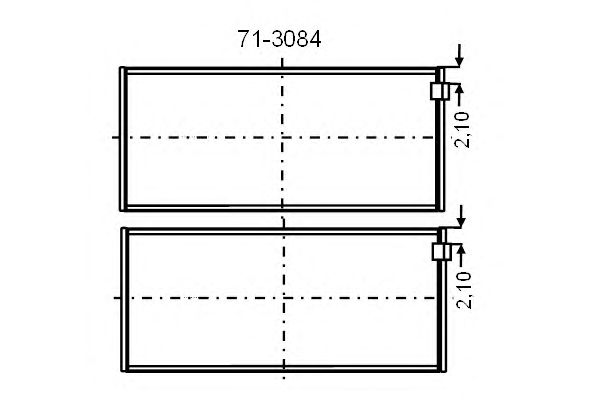 Купить GLYCO 713084 ВКЛАДЫШИ 0.25