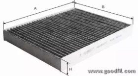 Купить GOODWILL AG286CFC Фильтр салона угольный AG286CFC