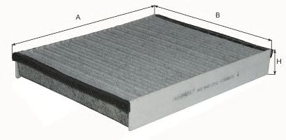 Купить GOODWILL AG340CFC Фильтр салона угольный AG340CFC
