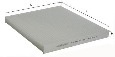 Купить GOODWILL AG346CF Фильтр салона
