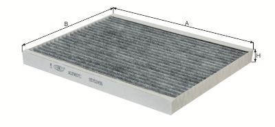 Купить GOODWILL AG398CFC Фильтр салона угольный AG398CFC