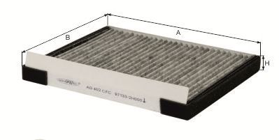 Купить GOODWILL AG402CFC Фильтр салона угольный AG402CFC