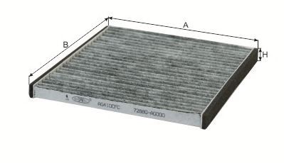 Купить GOODWILL AG410CFC Фильтр салона угольный AG410CFC