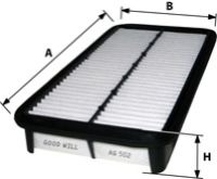 Купить GOODWILL AG502 Фильтр воздушный AG502