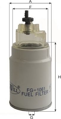Купить GOODWILL FG1061 Фильтр топливный FG1061