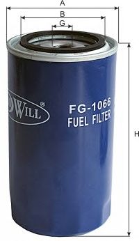 Купить GOODWILL FG1066 фильтр топливный!\ KHD, LIEBHERR