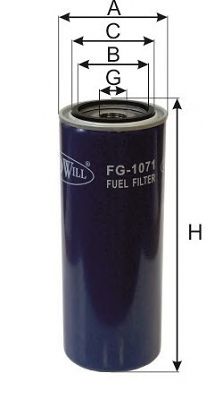 Купить GOODWILL FG1071 Фильтр топливный