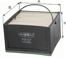 Купить GOODWILL FG127 Фильтр топливный