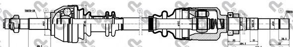 Купить GSP 210069 Привод в сборе CITROEN JUMPER/FIAT DUCATO/PEUGEOT BOXER 1.9D-2.8TD 94-02 прав. 210069